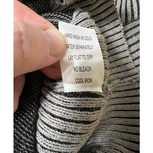 BKE Gray Full Zip Front Athletic Fit Sweater Jacket Size L - Picture 4 of 5